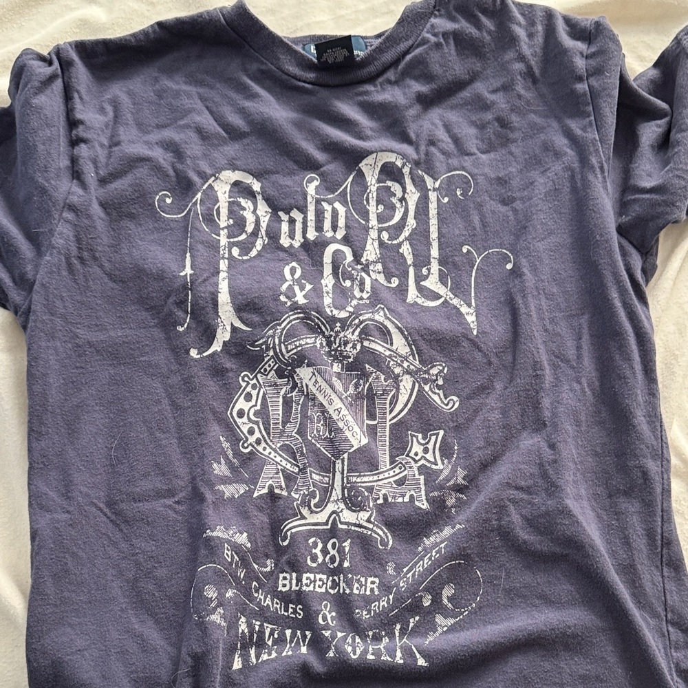 Ralph Lauren Purple Graphic Tee